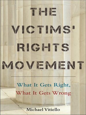 cover image of The Victims' Rights Movement